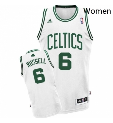 Womens Adidas Boston Celtics 6 Bill Russell Swingman White Home NBA Jersey Womens Adidas Boston Celtics 6 Bill Russell Swingman White Home NBA Jersey