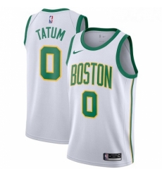 Womens Nike Boston Celtics 0 Jayson Tatum Swingman White NBA Jersey City Edition Womens Nike Boston Celtics 0 Jayson Tatum Swingman White NBA Jersey City Edition