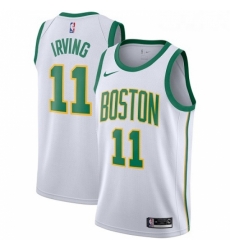 Womens Nike Boston Celtics 11 Kyrie Irving Swingman White NBA Jersey City Edition Womens Nike Boston Celtics 11 Kyrie Irving Swingman White NBA Jersey City Edition