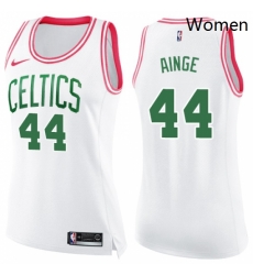 Womens Nike Boston Celtics 44 Danny Ainge Swingman WhitePink Fashion NBA Jersey Womens Nike Boston Celtics 44 Danny Ainge Swingman WhitePink Fashion NBA Jersey