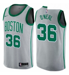 Youth Nike Boston Celtics 36 Shaquille ONeal Swingman Gray NBA Jersey City Edition Youth Nike Boston Celtics 36 Shaquille ONeal Swingman Gray NBA Jersey City Edition