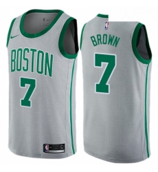 Youth Nike Boston Celtics 7 Jaylen Brown Swingman Gray NBA Jersey City Edition Youth Nike Boston Celtics 7 Jaylen Brown Swingman Gray NBA Jersey City Edition
