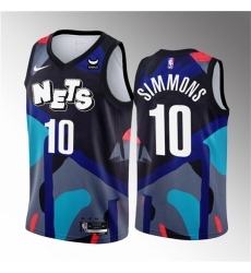 Men Brooklyn Nets 10 Ben Simmons Black 2023 24 City Edition Stitched Basketball Jersey Men Brooklyn Nets 10 Ben Simmons Black 2023 24 City Edition Stitched Basketball Jersey