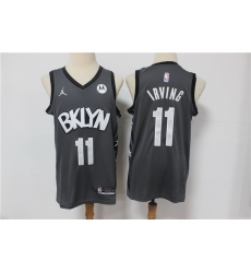 Men Brooklyn Nets 11 Kyrie Irving Dark Gray 2021 Swingman Jersey Men Brooklyn Nets 11 Kyrie Irving Dark Gray 2021 Swingman Jersey