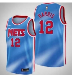Men Brooklyn Nets 12 Joe Harris Blue NBA Swingman 2021 Jersey Men Brooklyn Nets 12 Joe Harris Blue NBA Swingman 2021 Jersey