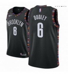 Men NBA 2018 19 Brooklyn Nets 6 Jared Dudley City Edition Black Jersey Men NBA 2018 19 Brooklyn Nets 6 Jared Dudley City Edition Black Jersey