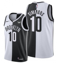 Men Nike Brooklyn Nets 10 Ben Simmons Split Edition Swingman Jersey Men Nike Brooklyn Nets 10 Ben Simmons Split Edition Swingman Jersey