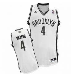 Mens Adidas Brooklyn Nets 4 Jahlil Okafor Swingman White Home NBA Jersey Mens Adidas Brooklyn Nets 4 Jahlil Okafor Swingman White Home NBA Jersey