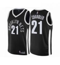 Mens Brooklyn Nets 21 Wilson Chandler Authentic Black Basketball Jersey City Edition Mens Brooklyn Nets 21 Wilson Chandler Authentic Black Basketball Jersey City Edition