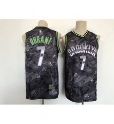 Men's Brooklyn Nets #7 Kevin Durant Black Authentic Jersey Men's Brooklyn Nets #7 Kevin Durant Black Authentic Jersey