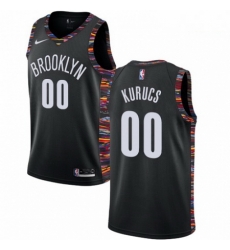 Mens Nike Brooklyn Nets 00 Rodions Kurucs Swingman Black NBA Jersey 2018 19 City Edition Mens Nike Brooklyn Nets 00 Rodions Kurucs Swingman Black NBA Jersey 2018 19 City Edition