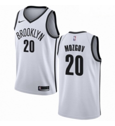 Mens Nike Brooklyn Nets 20 Timofey Mozgov Authentic White NBA Jersey Association Edition Mens Nike Brooklyn Nets 20 Timofey Mozgov Authentic White NBA Jersey Association Edition