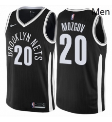 Mens Nike Brooklyn Nets 20 Timofey Mozgov Swingman Black NBA Jersey City Edition Mens Nike Brooklyn Nets 20 Timofey Mozgov Swingman Black NBA Jersey City Edition