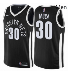 Mens Nike Brooklyn Nets 30 Dzanan Musa Swingman Black NBA Jersey City Edition Mens Nike Brooklyn Nets 30 Dzanan Musa Swingman Black NBA Jersey City Edition