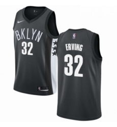 Mens Nike Brooklyn Nets 32 Julius Erving Authentic Gray NBA Jersey Statement Edition Mens Nike Brooklyn Nets 32 Julius Erving Authentic Gray NBA Jersey Statement Edition
