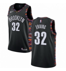 Mens Nike Brooklyn Nets 32 Julius Erving Swingman Black NBA Jersey 2018 19 City Edition Mens Nike Brooklyn Nets 32 Julius Erving Swingman Black NBA Jersey 2018 19 City Edition