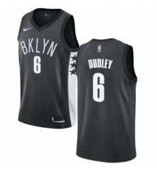 Mens Nike Brooklyn Nets 6 Jared Dudley Swingman Gray NBA Jersey Statement Edition Mens Nike Brooklyn Nets 6 Jared Dudley Swingman Gray NBA Jersey Statement Edition
