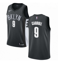 Mens Nike Brooklyn Nets 9 DeMarre Carroll Swingman Gray NBA Jersey Statement Edition Mens Nike Brooklyn Nets 9 DeMarre Carroll Swingman Gray NBA Jersey Statement Edition