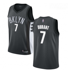Nets #7 Kevin Durant Gray Basketball Swingman Statement Edition Jersey Nets #7 Kevin Durant Gray Basketball Swingman Statement Edition Jersey