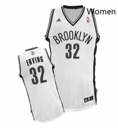 Womens Adidas Brooklyn Nets 32 Julius Erving Swingman White Home NBA Jersey Womens Adidas Brooklyn Nets 32 Julius Erving Swingman White Home NBA Jersey