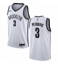 Womens Nike Brooklyn Nets 3 Drazen Petrovic Authentic White NBA Jersey Association Edition Womens Nike Brooklyn Nets 3 Drazen Petrovic Authentic White NBA Jersey Association Edition