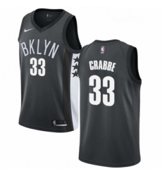 Womens Nike Brooklyn Nets 33 Allen Crabbe Authentic Gray NBA Jersey Statement Edition Womens Nike Brooklyn Nets 33 Allen Crabbe Authentic Gray NBA Jersey Statement Edition