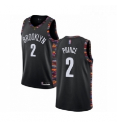 Youth Brooklyn Nets 2 Taurean Prince Swingman Black Basketball Jersey 2018 19 City Edition Youth Brooklyn Nets 2 Taurean Prince Swingman Black Basketball Jersey 2018 19 City Edition