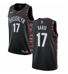 Youth Nike Brooklyn Nets 17 Ed Davis Swingman Black NBA Jersey 2018 19 City Edition Youth Nike Brooklyn Nets 17 Ed Davis Swingman Black NBA Jersey 2018 19 City Edition