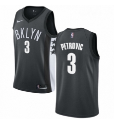 Youth Nike Brooklyn Nets 3 Drazen Petrovic Swingman Gray NBA Jersey Statement Edition Youth Nike Brooklyn Nets 3 Drazen Petrovic Swingman Gray NBA Jersey Statement Edition