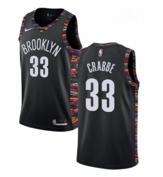 Youth Nike Brooklyn Nets 33 Allen Crabbe Swingman Black NBA Jersey 2018 19 City Edition Youth Nike Brooklyn Nets 33 Allen Crabbe Swingman Black NBA Jersey 2018 19 City Edition