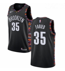 Youth Nike Brooklyn Nets 35 Kenneth Faried Swingman Black NBA Jersey 2018 19 City Edition Youth Nike Brooklyn Nets 35 Kenneth Faried Swingman Black NBA Jersey 2018 19 City Edition