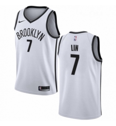 Youth Nike Brooklyn Nets 7 Jeremy Lin Swingman White NBA Jersey Association Edition Youth Nike Brooklyn Nets 7 Jeremy Lin Swingman White NBA Jersey Association Edition