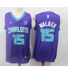 Hornets 15 Kemba Walker Purple Nike Swingman Jersey Hornets 15 Kemba Walker Purple Nike Swingman Jersey