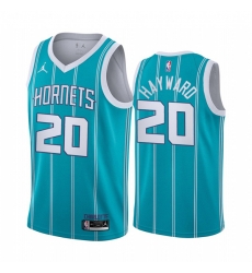 Men Charlotte Hornets 20 Gordan Hayward Aqua Stitched Basketball Jersey Men Charlotte Hornets 20 Gordan Hayward Aqua Stitched Basketball Jersey