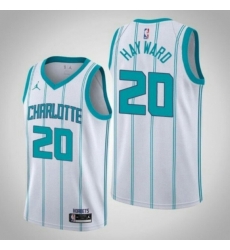 Men Charlotte Hornets 20 Gordan Hayward White Stitched Basketball Jersey Men Charlotte Hornets 20 Gordan Hayward White Stitched Basketball Jersey