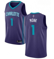 Men Purple Malik Monk Men Jersey 1 Authentic Charlotte Hornets Basketball Statement Edition Men Purple Malik Monk Men Jersey 1 Authentic Charlotte Hornets Basketball Statement Edition
