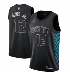Nike Charlotte Hornets 12 Kelly Oubre Jr Black NBA Jordan Swingman City Edition Jersey Nike Charlotte Hornets 12 Kelly Oubre Jr Black NBA Jordan Swingman City Edition Jersey