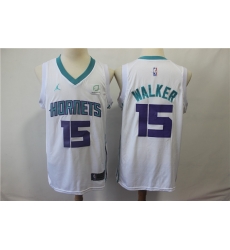 Nike Hornets 15 Kemba Walker White Jordan Brand Swingman Jersey Nike Hornets 15 Kemba Walker White Jordan Brand Swingman Jersey