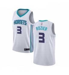 Womens Jordan Charlotte Hornets 3 Terry Rozier Authentic White Basketball Jersey Association Edition Womens Jordan Charlotte Hornets 3 Terry Rozier Authentic White Basketball Jersey Association Edition