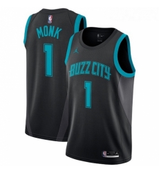 Womens Nike Jordan Charlotte Hornets 1 Malik Monk Swingman Black NBA Jersey 2018 19 City Edition Womens Nike Jordan Charlotte Hornets 1 Malik Monk Swingman Black NBA Jersey 2018 19 City Edition