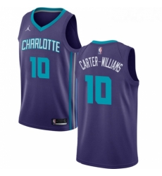 Womens Nike Jordan Charlotte Hornets 10 Michael Carter Williams Swingman Purple NBA Jersey Statement Edition Womens Nike Jordan Charlotte Hornets 10 Michael Carter Williams Swingman Purple NBA Jersey Statement Edition