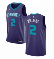 Womens Nike Jordan Charlotte Hornets 2 Marvin Williams Swingman Purple NBA Jersey Statement Edition Womens Nike Jordan Charlotte Hornets 2 Marvin Williams Swingman Purple NBA Jersey Statement Edition