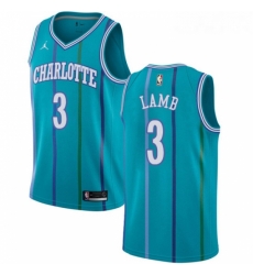 Womens Nike Jordan Charlotte Hornets 3 Jeremy Lamb Authentic Aqua Hardwood Classics NBA Jersey Womens Nike Jordan Charlotte Hornets 3 Jeremy Lamb Authentic Aqua Hardwood Classics NBA Jersey