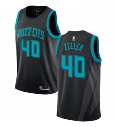 Womens Nike Jordan Charlotte Hornets 40 Cody Zeller Swingman Black NBA Jersey 2018 19 City Edition Womens Nike Jordan Charlotte Hornets 40 Cody Zeller Swingman Black NBA Jersey 2018 19 City Edition