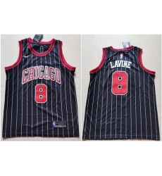 Bulls 8 Zach Lavine Black Nike Swingman Jersey Bulls 8 Zach Lavine Black Nike Swingman Jersey
