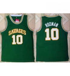 Chicago Bulls 10 Dennis Rodman Green Savage Storm College Stitched NBA Jersey Chicago Bulls 10 Dennis Rodman Green Savage Storm College Stitched NBA Jersey