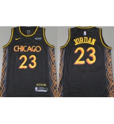 Chicago Bulls 23 Michael Jordan Black 2021 City Edition Nike Swingman Jersey Chicago Bulls 23 Michael Jordan Black 2021 City Edition Nike Swingman Jersey
