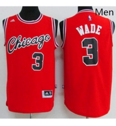 Chicago Bulls 3 Dwyane Wade Red Crabbed Typeface Throwback Stitched NBA Jersey Chicago Bulls 3 Dwyane Wade Red Crabbed Typeface Throwback Stitched NBA Jersey