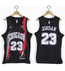 Men Bulls 23 Michael Jordan Black Jordan Brand Swingman Jersey Men Bulls 23 Michael Jordan Black Jordan Brand Swingman Jersey