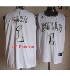 Men Bulls 91 dennis Rodman White On White Stitched NBA Jersey Men Bulls 91 dennis Rodman White On White Stitched NBA Jersey